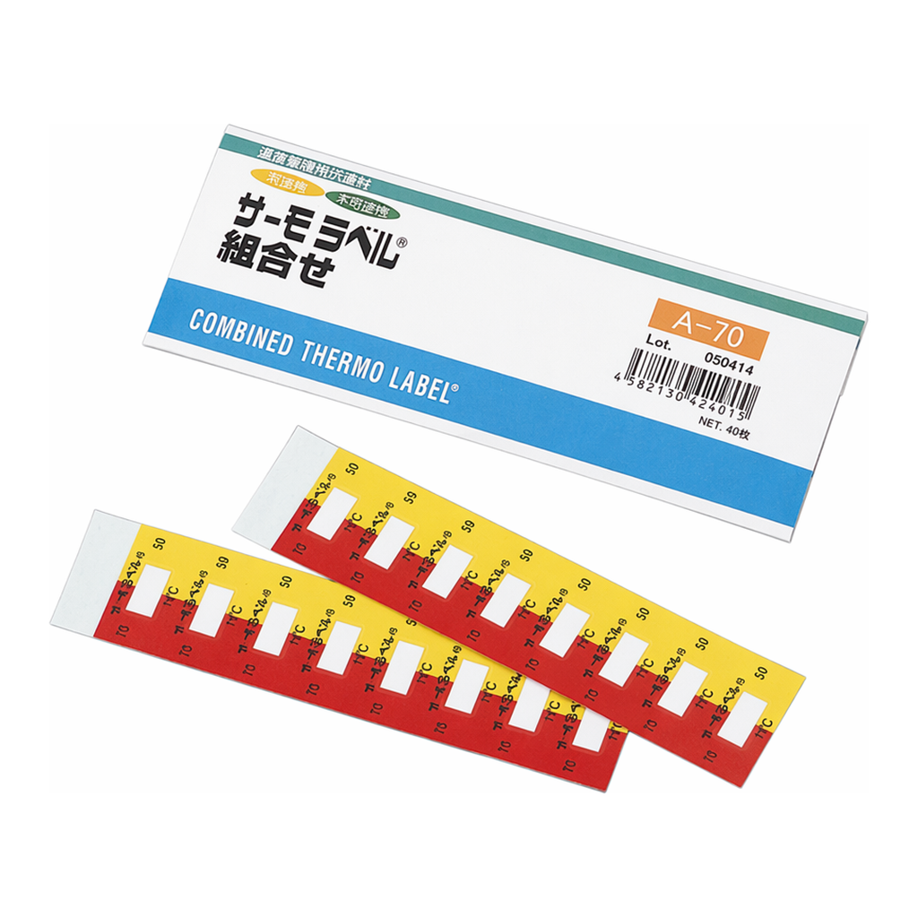 AS ONE Combination Thermo Label(Irreversibility/reversibility), 조합 온도라벨(비가역성/가역성)