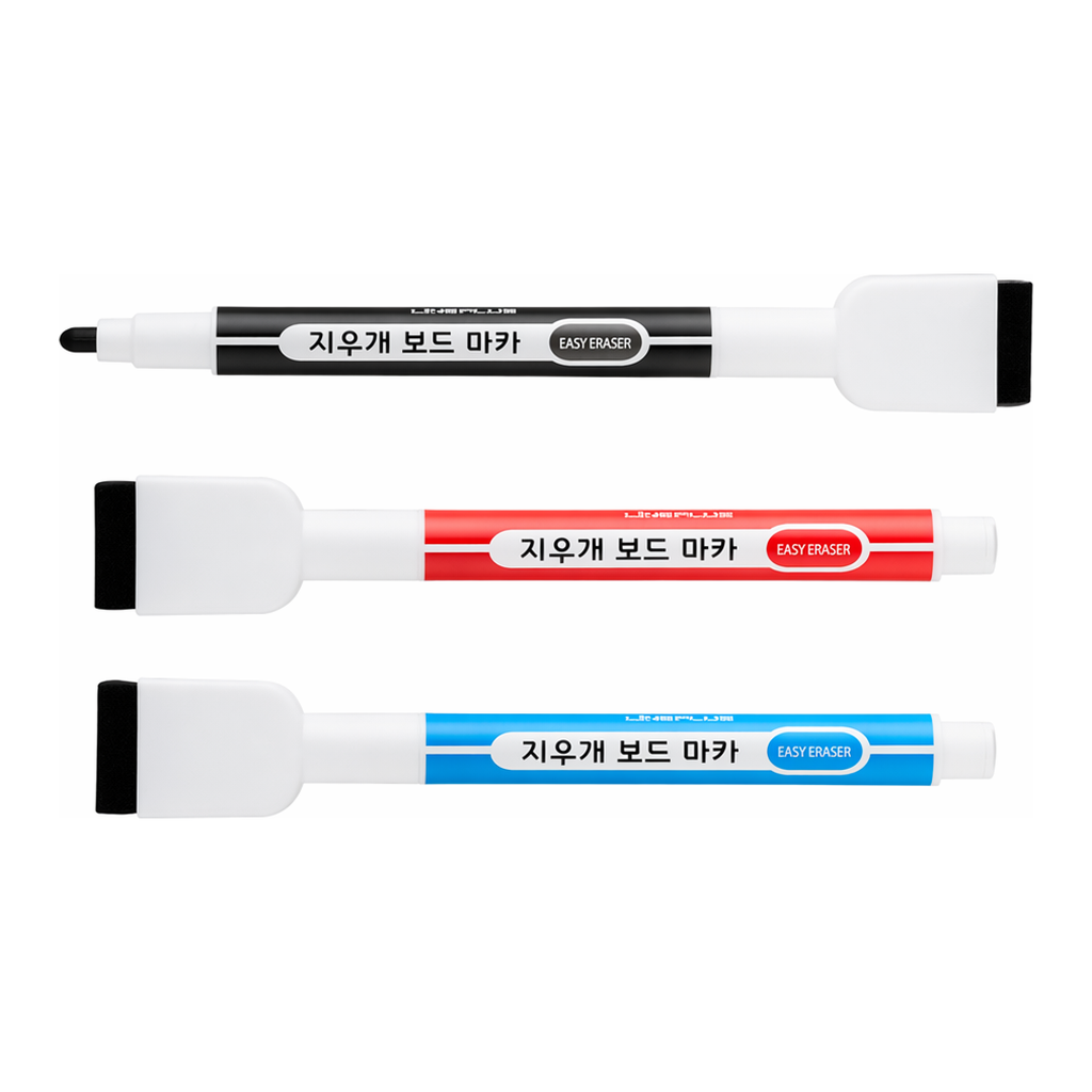OFFICENEX 지우개 보드마카(적색/1EA/라인플러스)