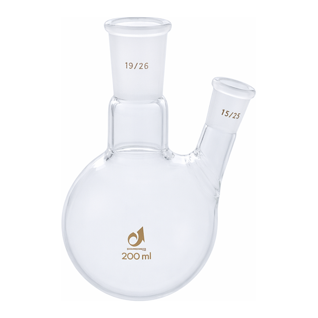 AS ONE Common Ground Joint 2-Angle Neck Flask, 공통 그라운드 조인트 2구플라스크