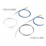 AS ONE K Sheath Thermocouple(SUS316 Long Sheath Type), K 시스열전대(SUS316 롱 시스 타입)