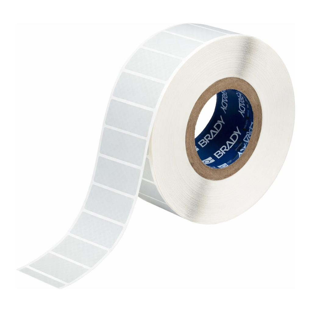 Brady Metalized Solvent Resistant Matte Gray Polyester Labels for 3" Core Printers