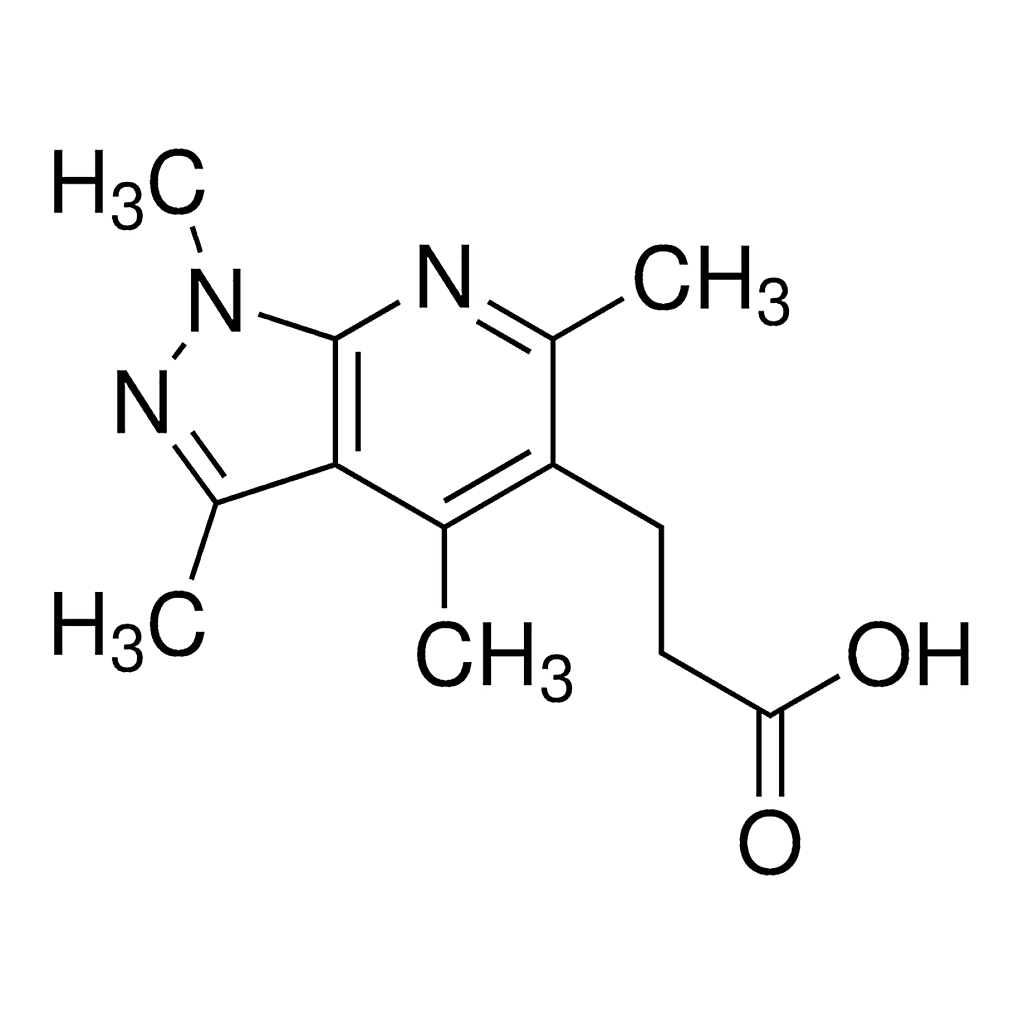 Merck 3-(1,3,4,6-Tetramethyl-1H-pyrazolo[3,4-b]pyridin-5-yl)propanoic acid