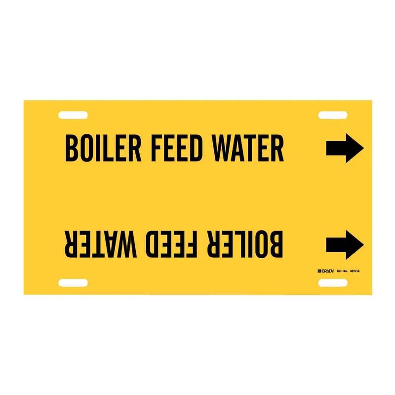 Brady BOILER FEED WATER Snap-On/Strap-On Pipe Marker