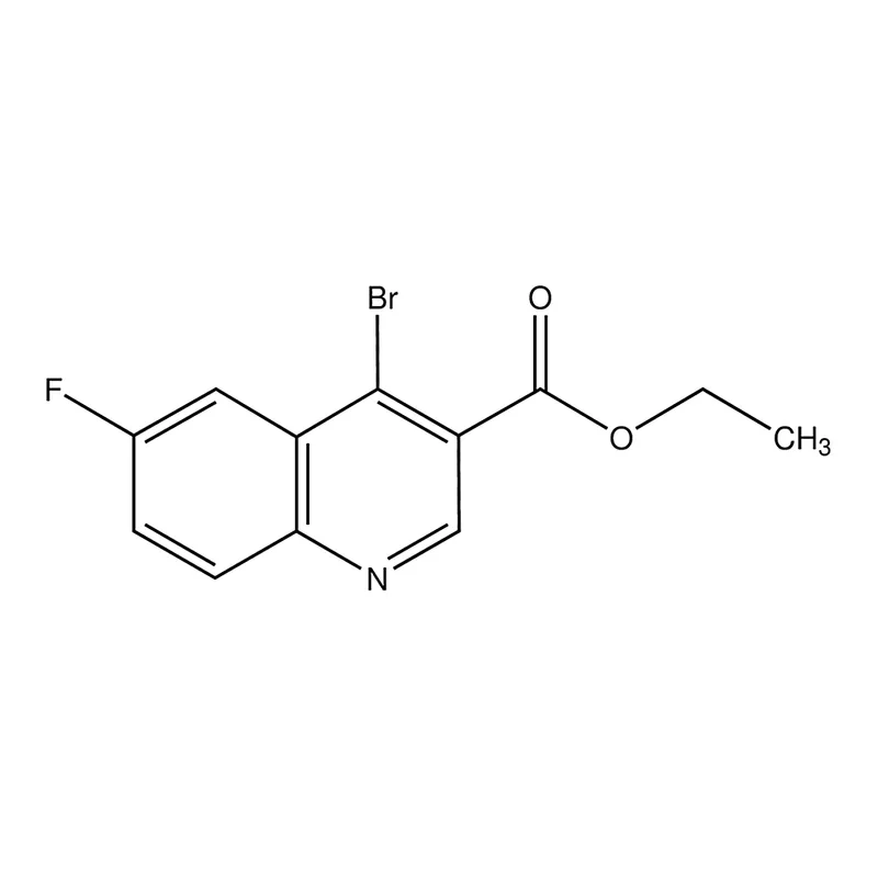 Merck 4-Bromo-6-fluoroquinoline-3-carboxylic acid ethyl ester