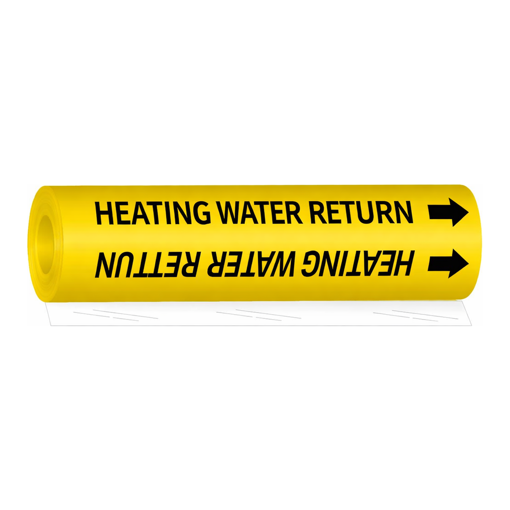 Brady HEATING WATER RETURN High Performance Pipe Marker