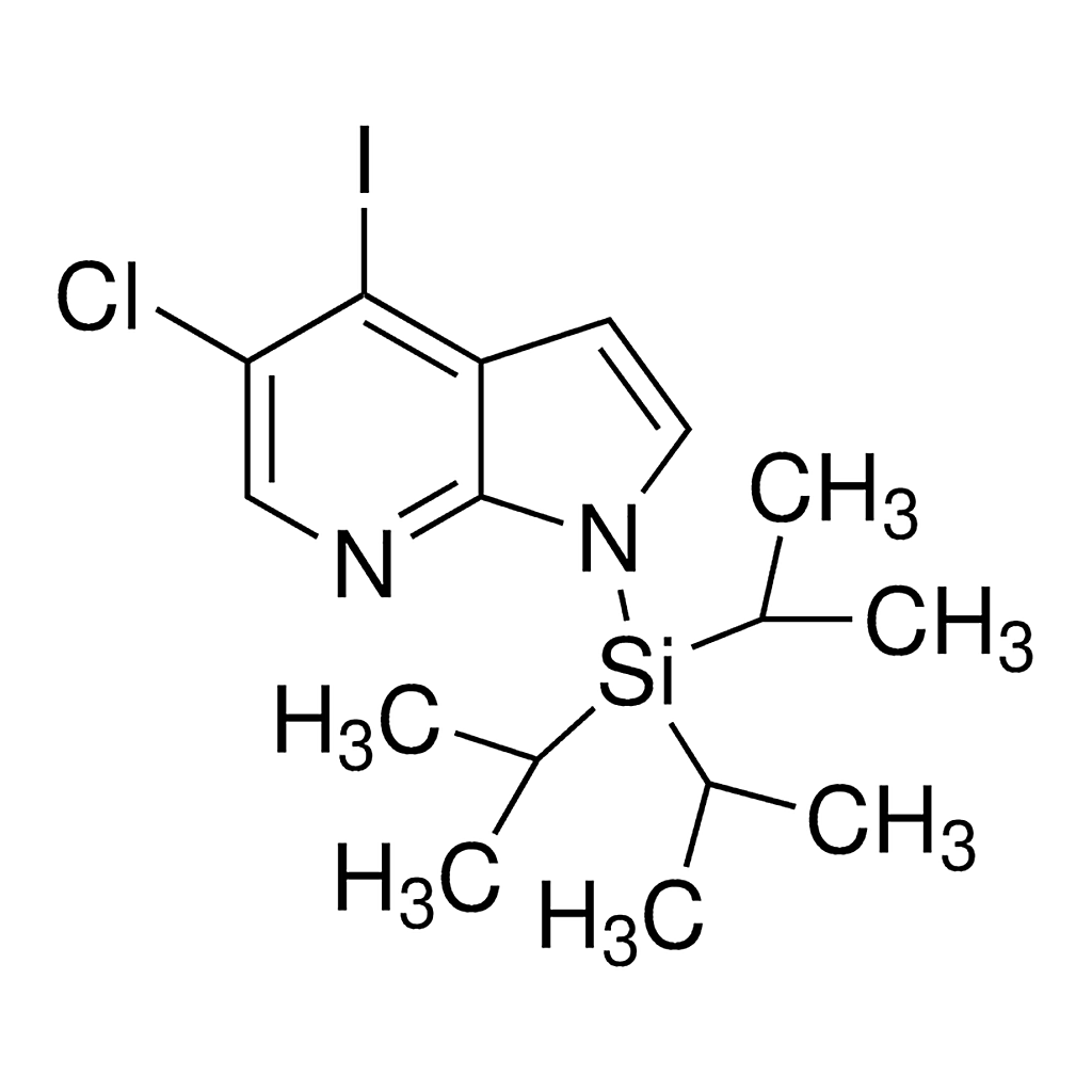Merck 5-Chloro-4-iodo-1-(triisopropylsilyl)-1H-pyrrolo[2,3-b]pyridine