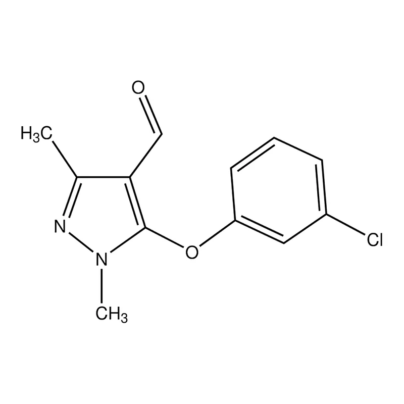 Merck 5-(3-Chlorophenoxy)-1,3-dimethyl-1H-pyrazole-4-carbaldehyde