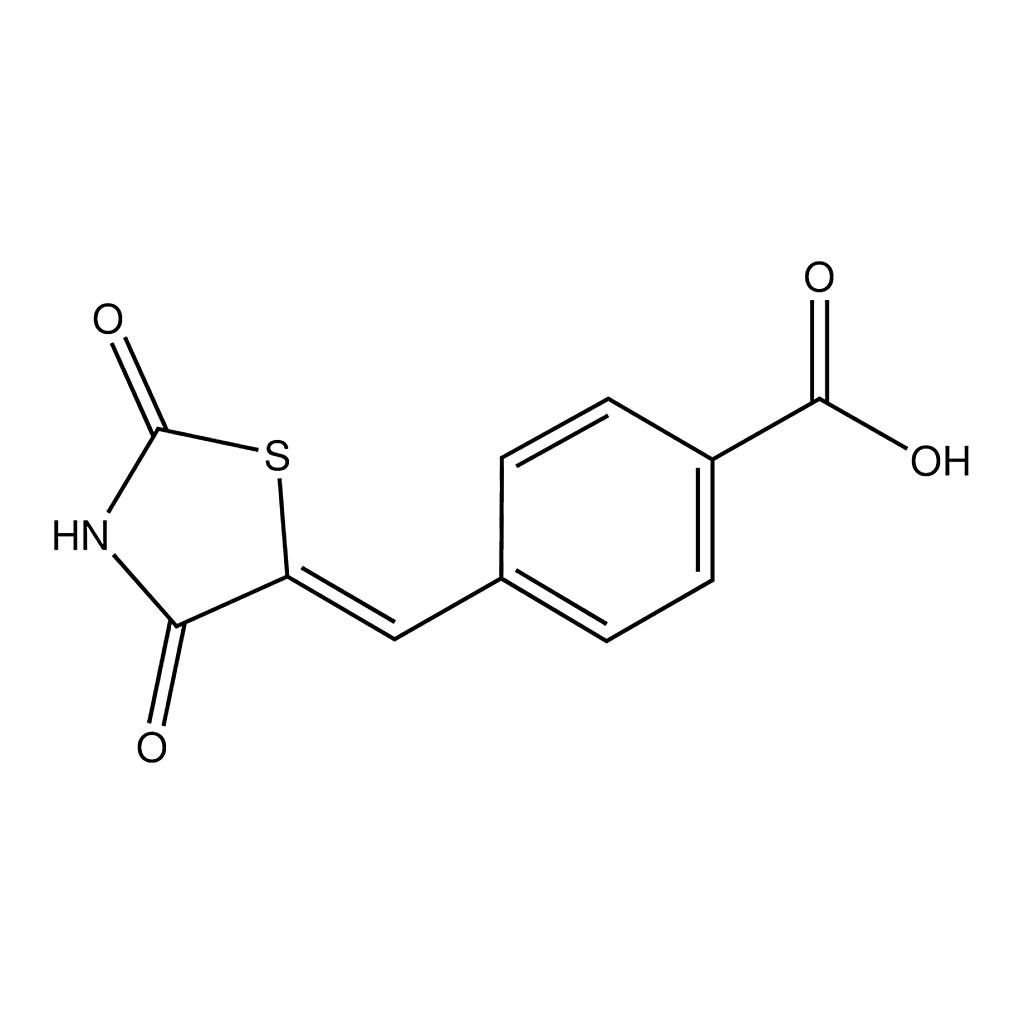 Merck 4-[(2,4-Dioxo-1,3-thiazolidin-5-ylidene)methyl]benzoic acid