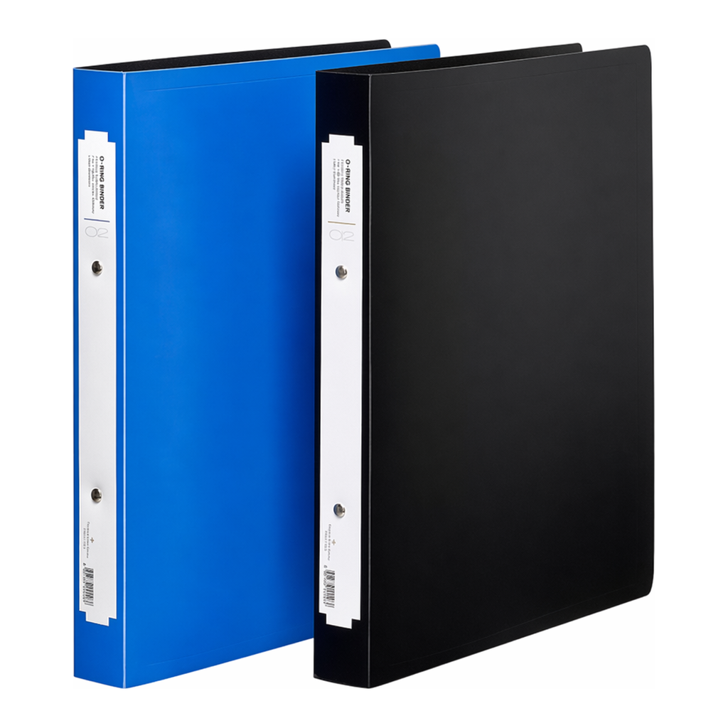 OFFICENEX 문화 PP 2공O링바인더(80mm/3cm/A4/청색/B440-72)