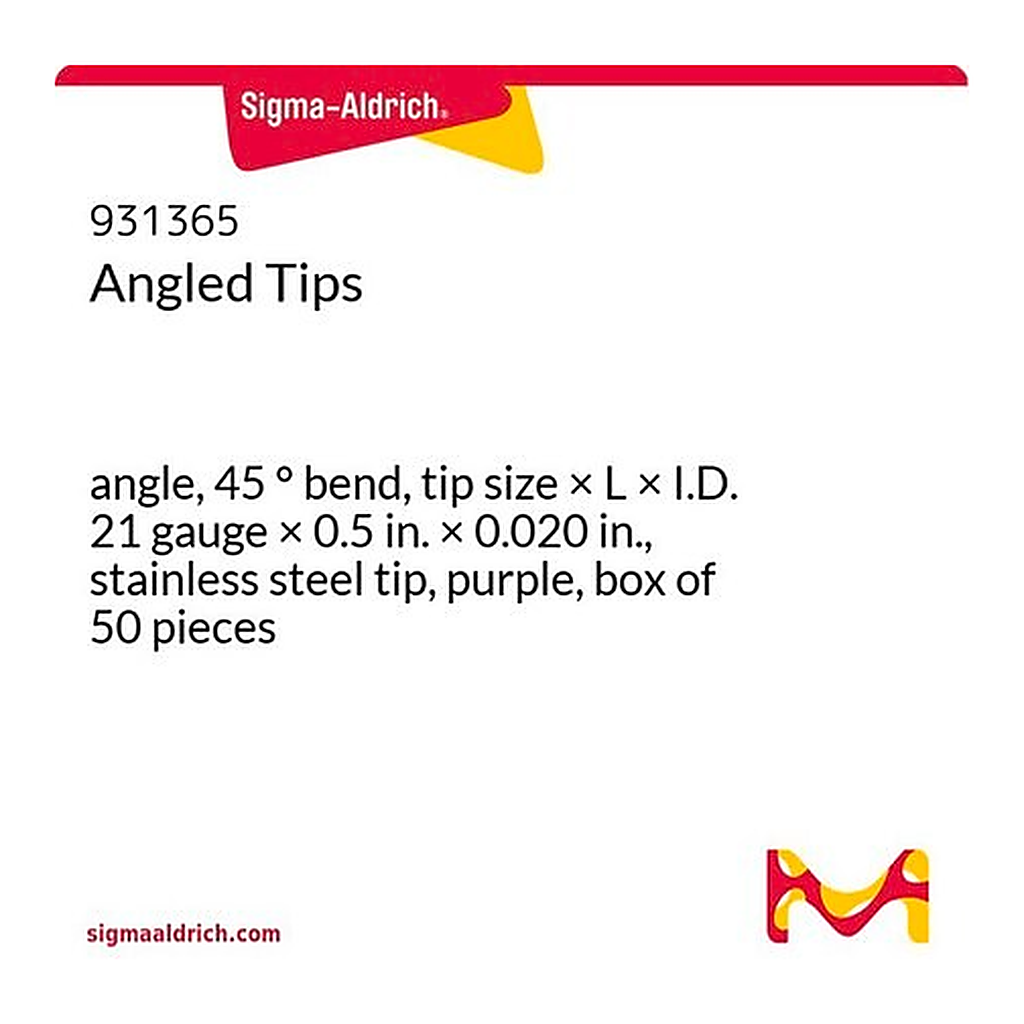 Merck Angled Tips