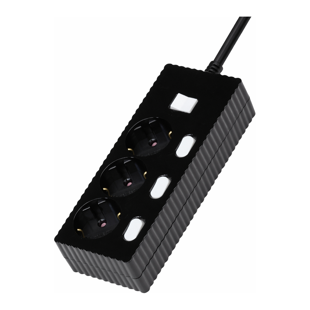 OFFICENEX W9ME330BK 웨띄탭119 메인개별 (3구3m블랙 소화탭/천하지엘씨)