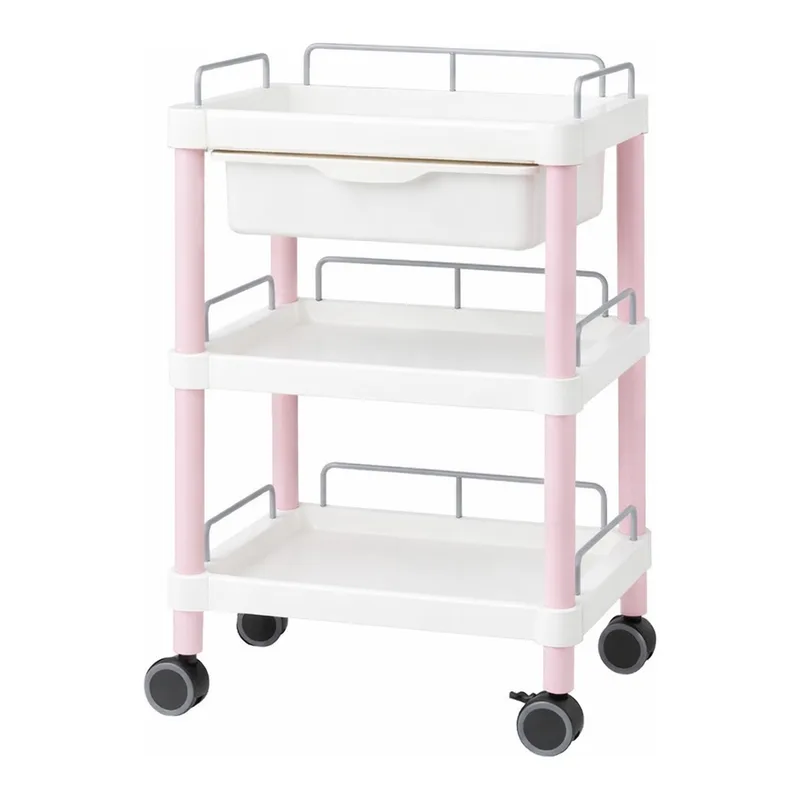 AS ONE Mobile Easy Cart (with Drawer·with Guard Frame), 모바일 이지 카트(서랍·가드 프레임)