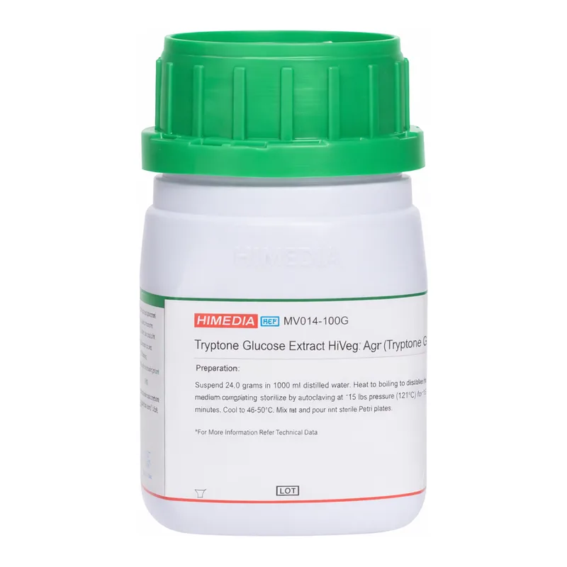 Himedia Tryptone Glucose Extract HiVeg Agar (Tryptone Glucose Yeast Extract HiVeg Agar)