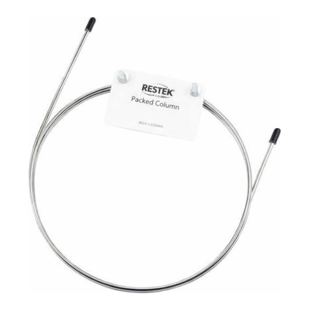 Restek Packed Column, 1% Rt-1000 on CarboBlack B 60/80, 8ftx1/8in, 2.1mm ID, Stainless