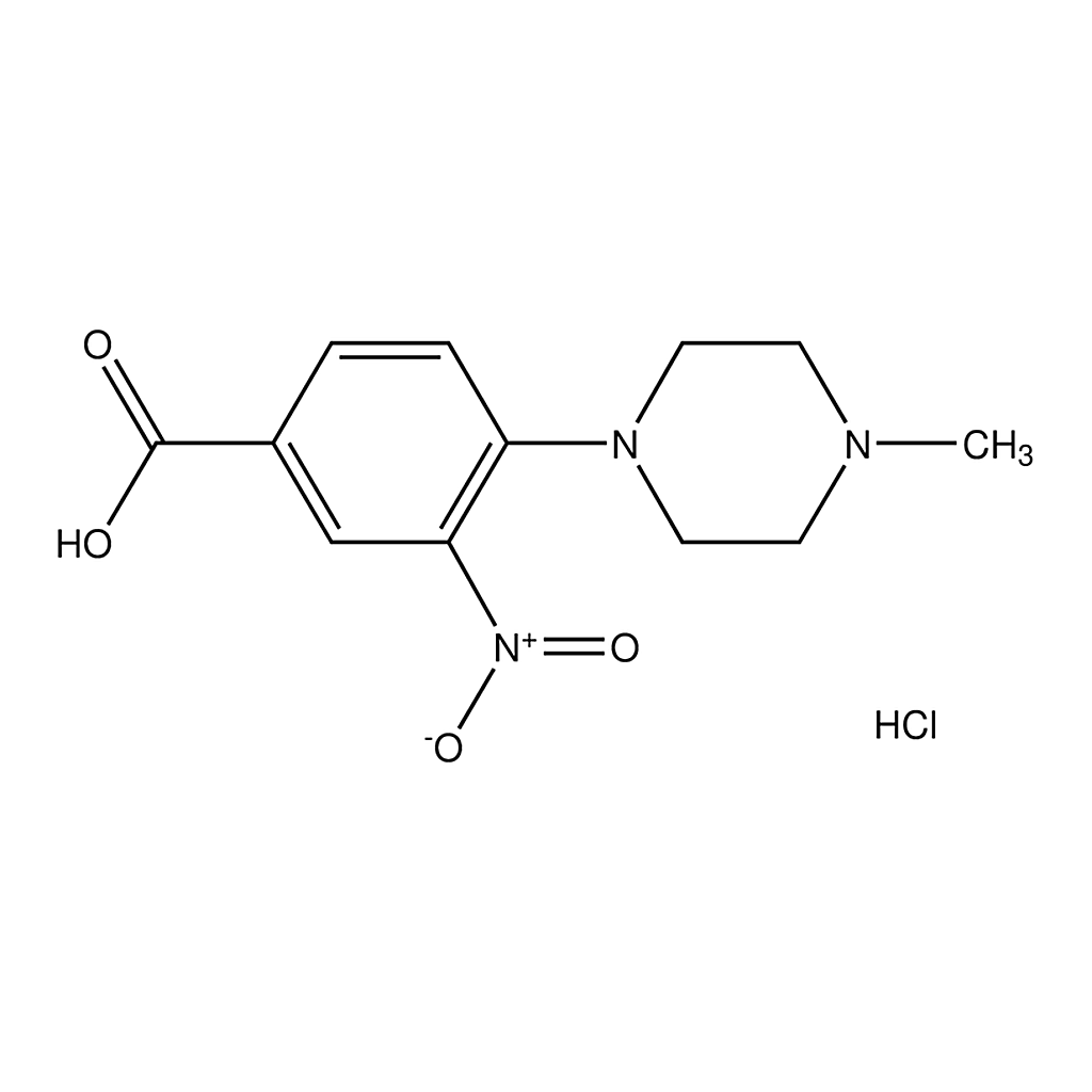 Merck 4-(4-Methylpiperazin-1-yl)-3-nitrobenzoic acid hydrochloride