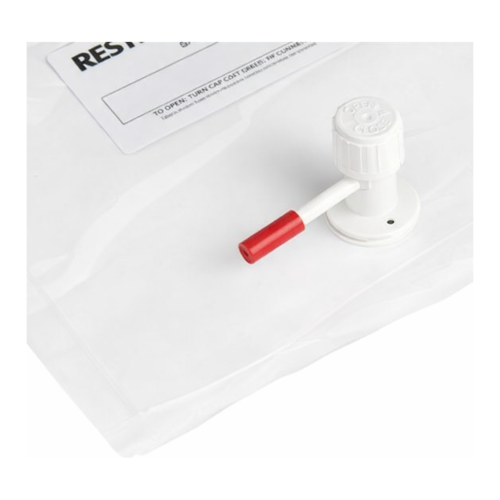 Restek Tedlar Bag, w/Single Polypropylene Valve & Septum Fitting 0.5 Liter Cap., 6in x 6in, 10pk