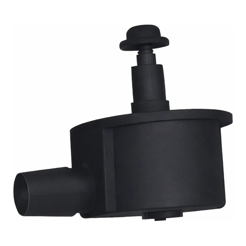 Waters Kit, Swivel Drain, Stand-Alone, Black