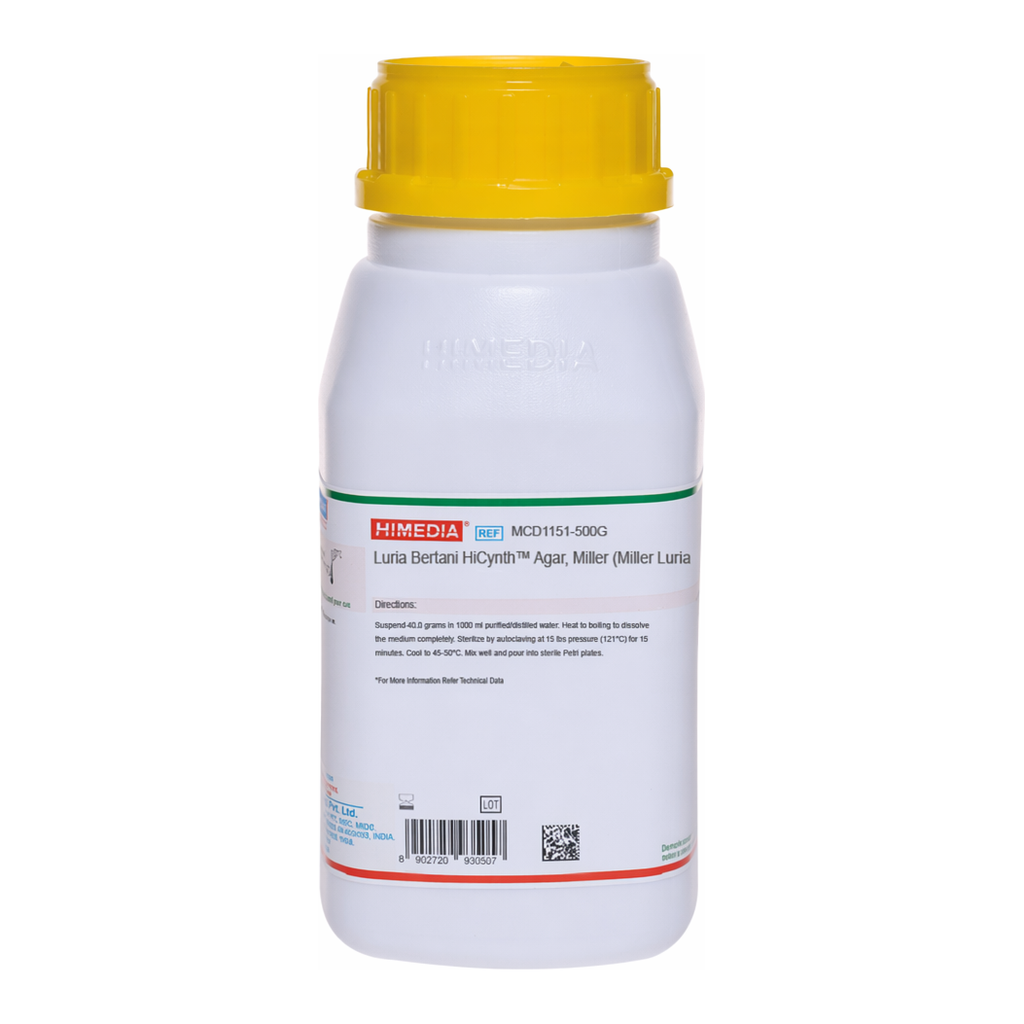 Himedia Luria Bertani HiCynth Agar,  Miller (Miller Luria Bertani  HiCynth Agar)