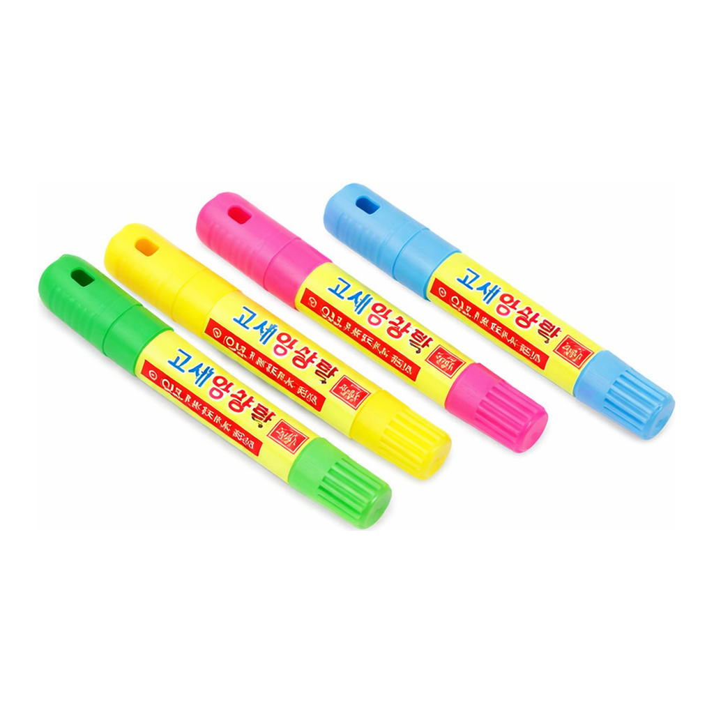 OFFICENEX 동아 고체형광펜(원형/청색/4.0mm)