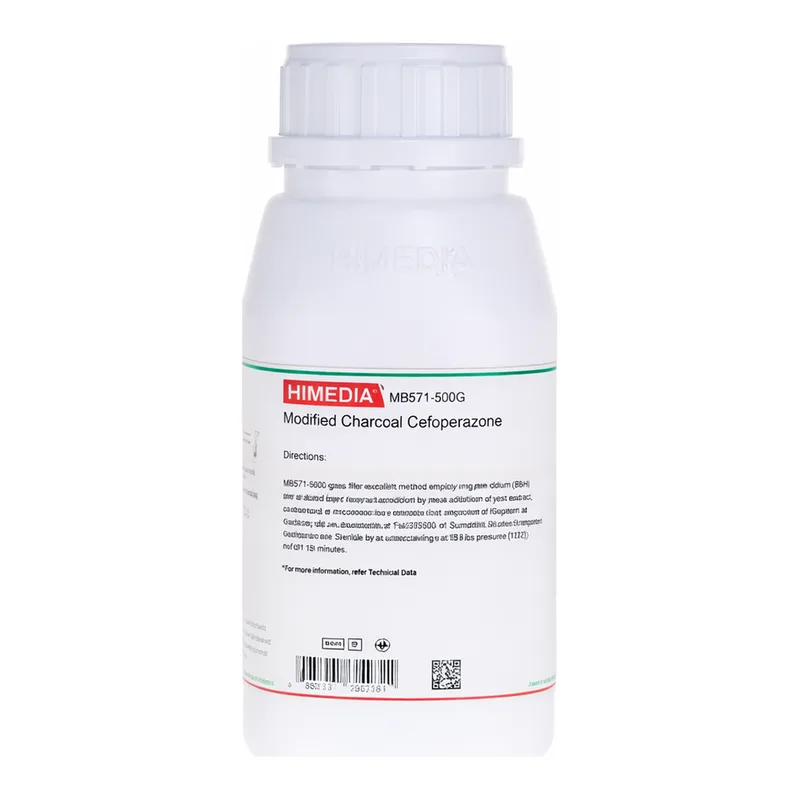 Himedia Modified Charcoal Cefoperazone deoxycholate Agar Base (mCCD agar)