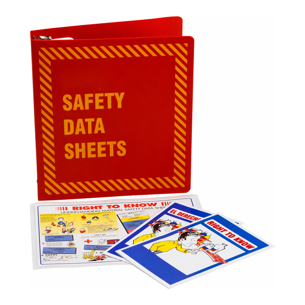 Brady MSDS 1.5" Red Binder