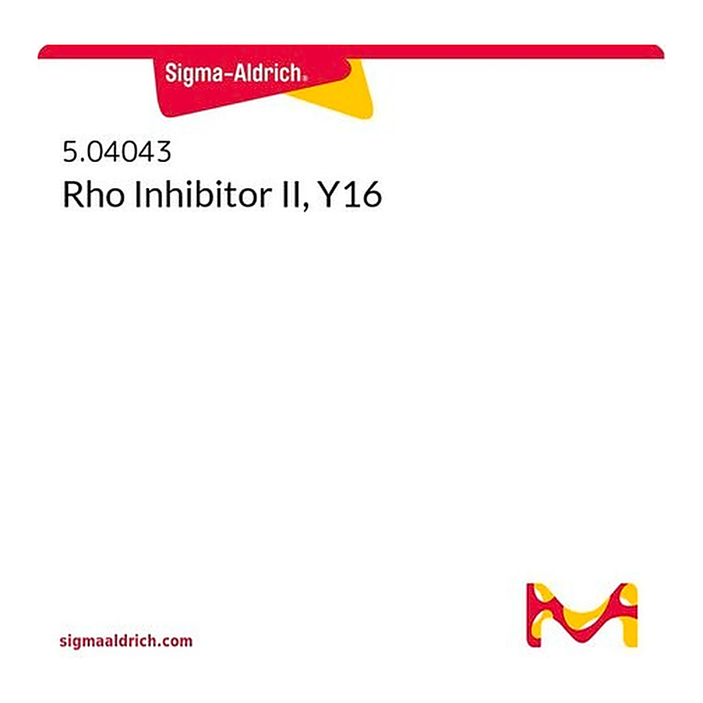 Merck Rho Inhibitor II, Y16 1PC X 10MG
