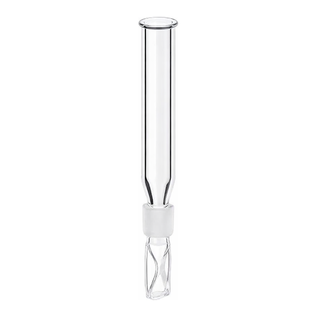 Waters Deactivated Clear Glass Insert, 300 µL Volume, with Polyspring, 100/pk