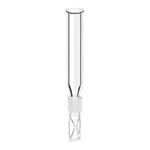 Waters Deactivated Clear Glass Insert, 300 µL Volume, with Polyspring, 100/pk