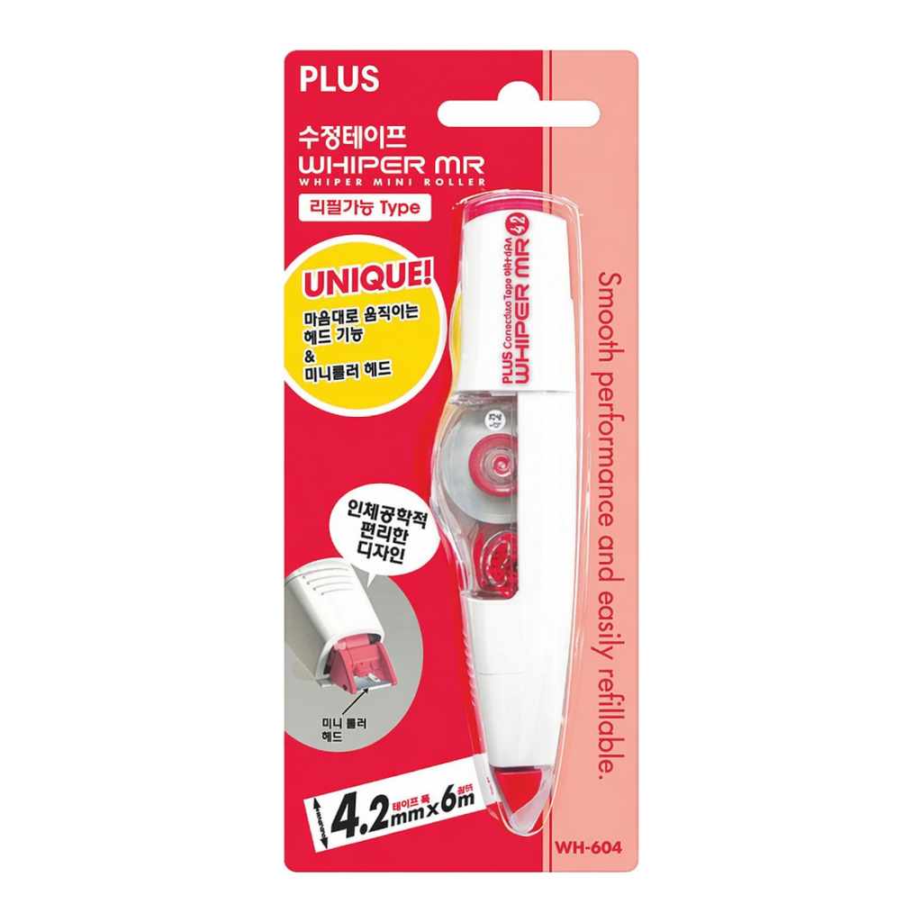 OFFICENEX PLUS 수정테이프 화이퍼 MR WH-604
