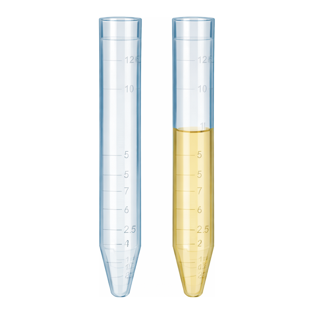 Daihan Science 12㎖ Urine Specimen & Centrifuge Tube, PVC, Disposable, Non-sterile, Medicaluse<b