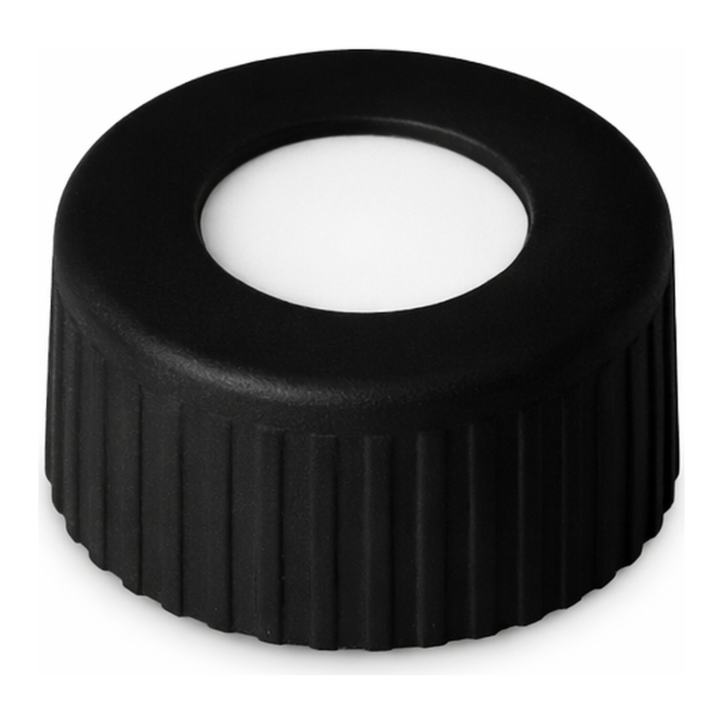 Waters Black Cap and PTFE Septum, 100/pk