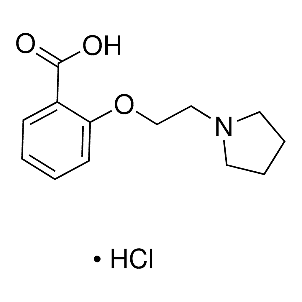 Merck 2-[2-(1-Pyrrolidinyl)ethoxy]benzoic acid hydrochloride