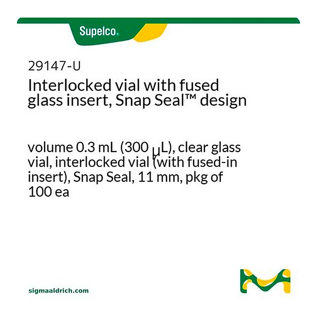 Merck PK100 SNAP SEAL CLEAR INTERLOCK 300UL