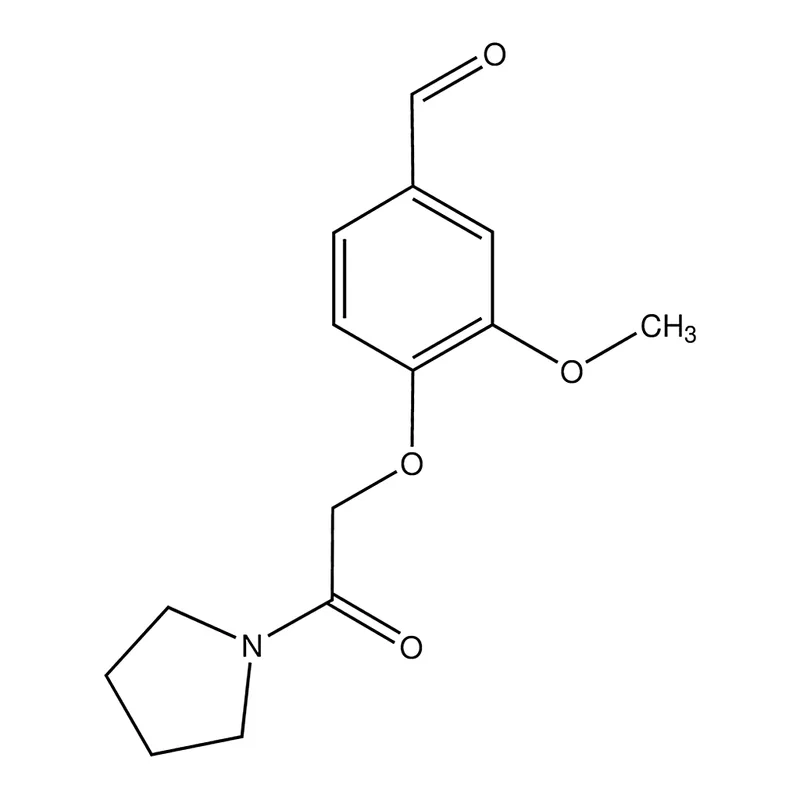 Merck 3-Methoxy-4-(2-oxo-2-pyrrolidin-1-ylethoxy)benzaldehyde