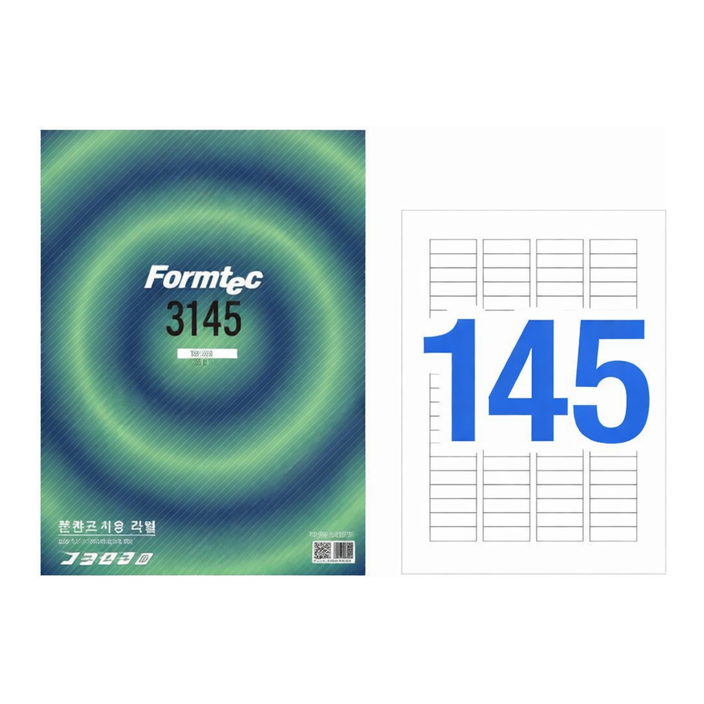 OFFICENEX 분류표기용 라벨(145칸/100매/LS-3145/폼텍)친환경 인증 상품