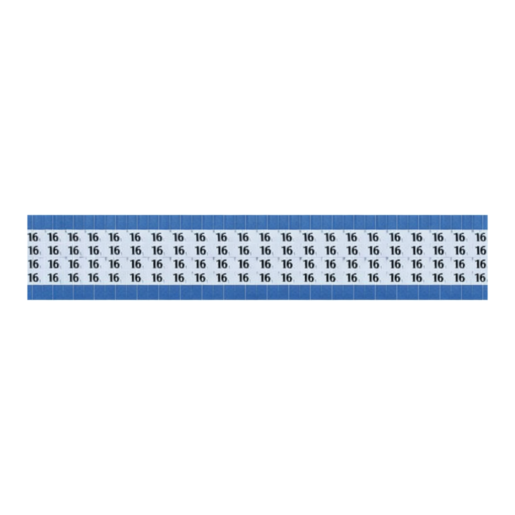 Brady Numerical Legend Aluminum Scored Wire Marking Cards