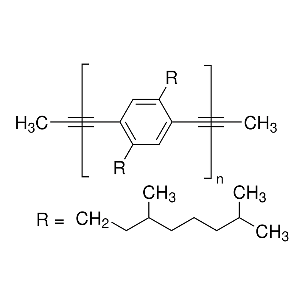 Merck Poly(2,5-di(3',7'-dimethyloctyl)phenylene-1,4-ethynylene)