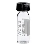 Waters TruView pH Control LCMS Certified Clear Glass, 12 x 32 mm Screw Neck Vial, with Cap and PTFE/Silicone Septum , 2 mL Volume, 100/pk
