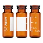Agilent Vial,snap,2ml,ambr,WrtOn,SLN,100PK