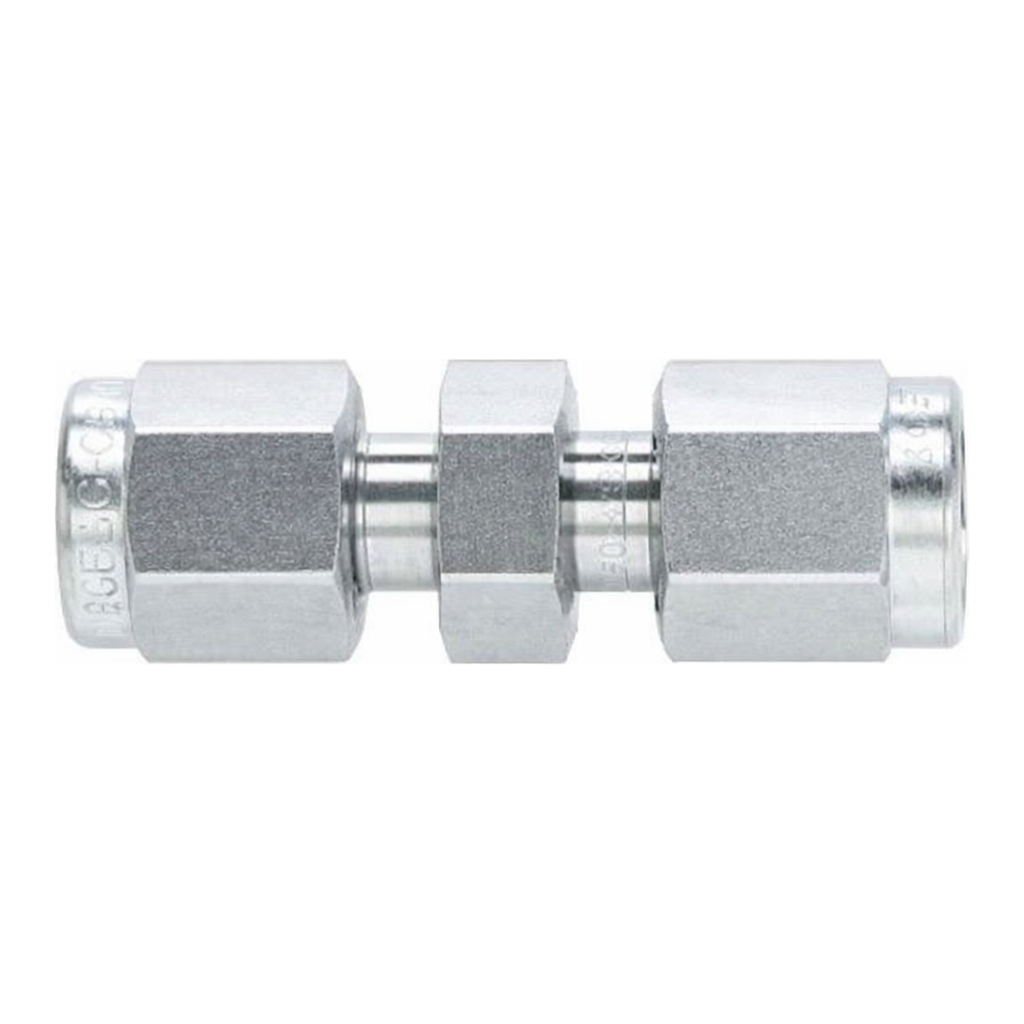 Restek Swagelok Fitting, Stainless Steel, 1/8in Union, 2-pk