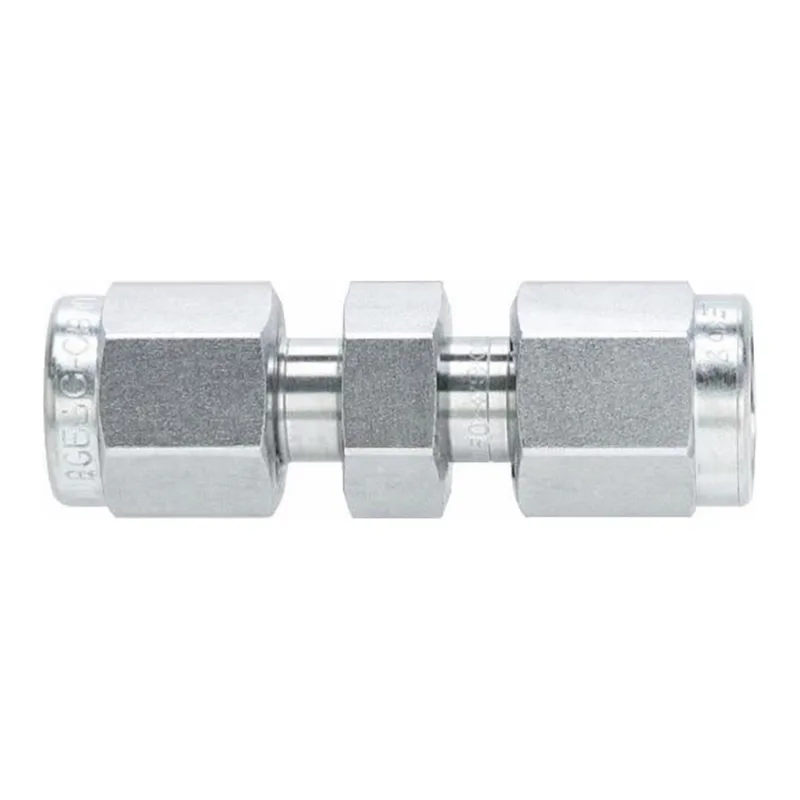 Restek Swagelok Fitting, Stainless Steel, 1/8in Union, 2-pk