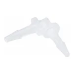 AS ONE Tube Connector (For Soft Tubes) L Type Same Diameter ID 0.8 -1.5