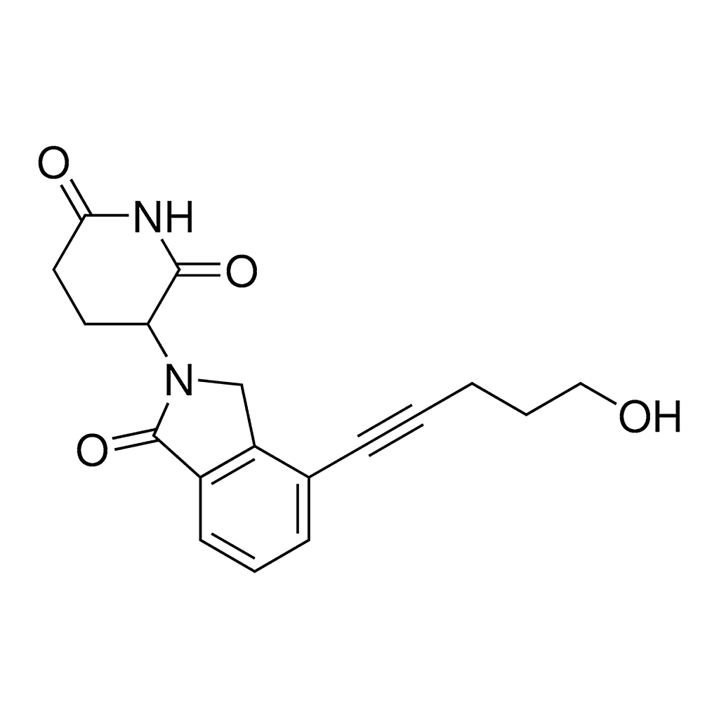 Merck 3-[1,3-Dihydro-4-(5-hydroxy-1-pentyn-1-yl)-1-oxo-2H-isoindol-2-yl]-2,6-piperidinedione
