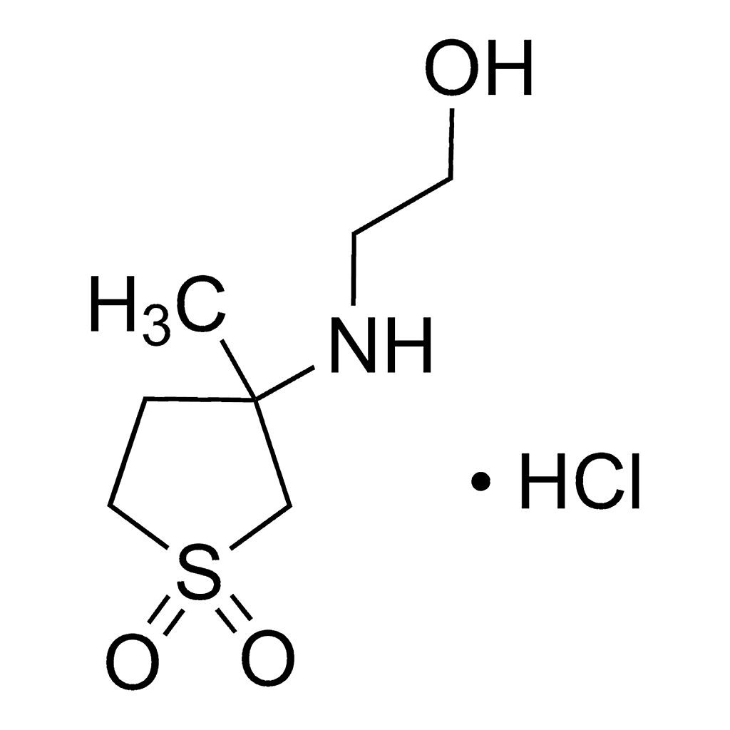 Merck 2-[(3-Methyl-1,1-dioxidotetrahydro-3-thienyl)amino]ethanol hydrochloride