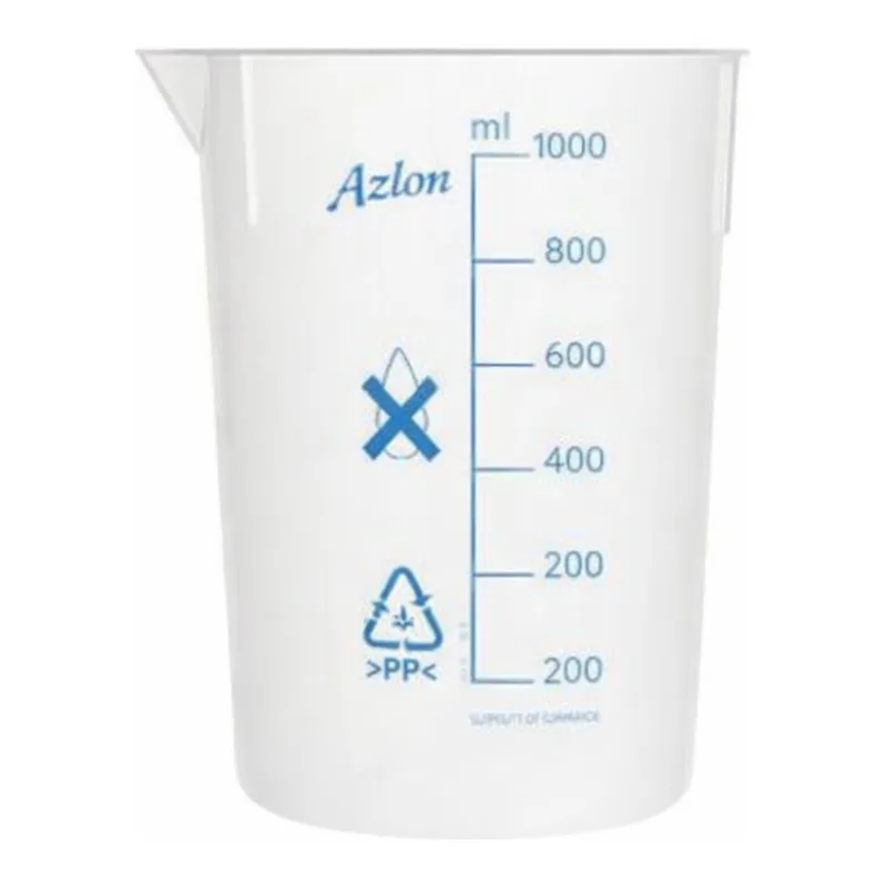 Merck Azlon Tapered Beakers with Printed Graduations