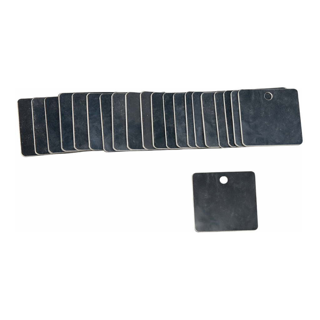 Brady Blank Steel Square Valve Tags