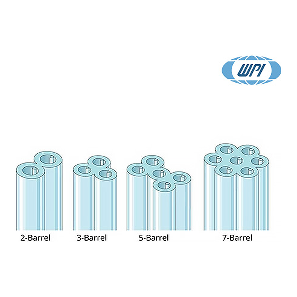WPI 2B150F-4 / Multi-Barrel Capillary Glass(다중 채널 모세관 유리), 4IN BOROSIL GL FIL/2 BRL[100EA/PK]