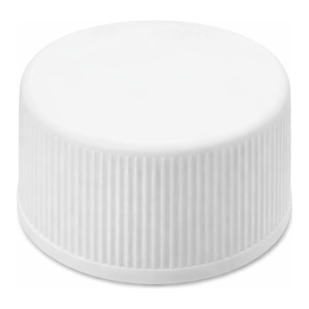 Waters Solid Cap for 22 mL Vial, PTFE/Silicone Liner, 100/pk