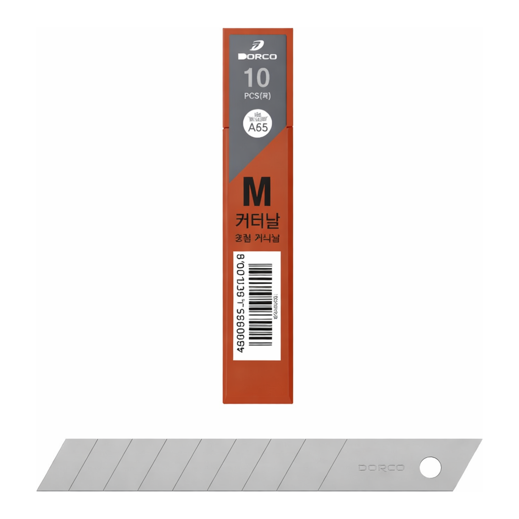 OFFICENEX 도루코 커터칼날 M(중), 10본입