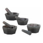 AS ONE Agate Mortar Set Shallow, 마노유발세트(얕은형)(유봉 부속)